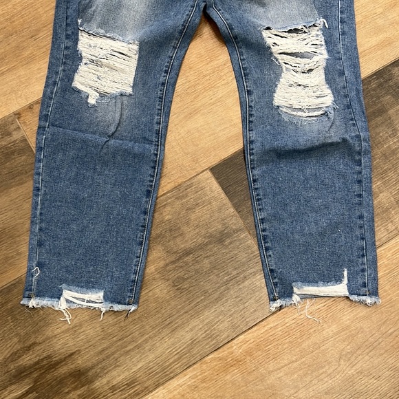 NWOT {Genleck}Sz 2XL Genleck Women’s Ripped Boyfriend Skinny Jeans - Picture 3 of 9